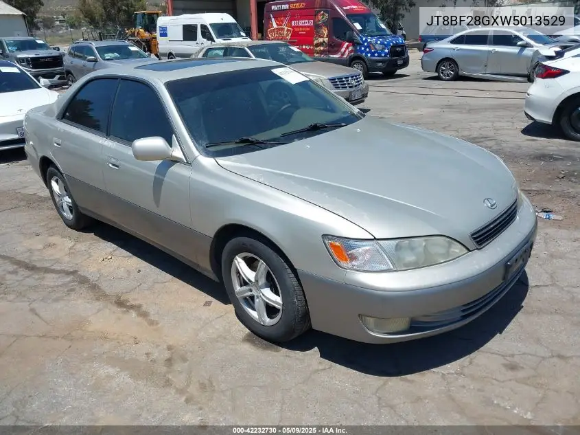 1998 Lexus Es 300 VIN: JT8BF28GXW5013529 Lot: 42232730