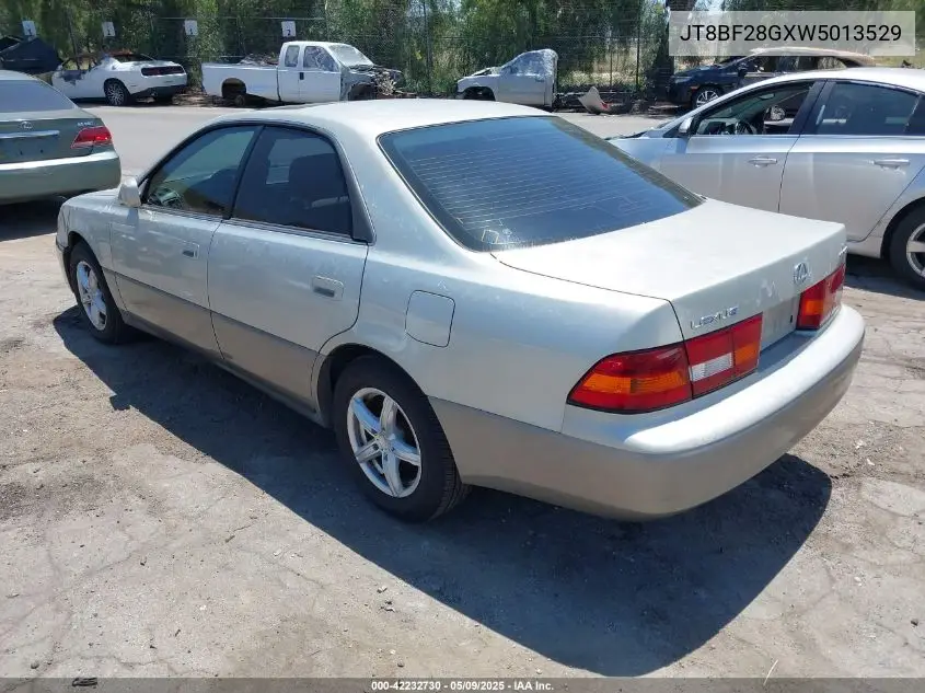 1998 Lexus Es 300 VIN: JT8BF28GXW5013529 Lot: 42232730