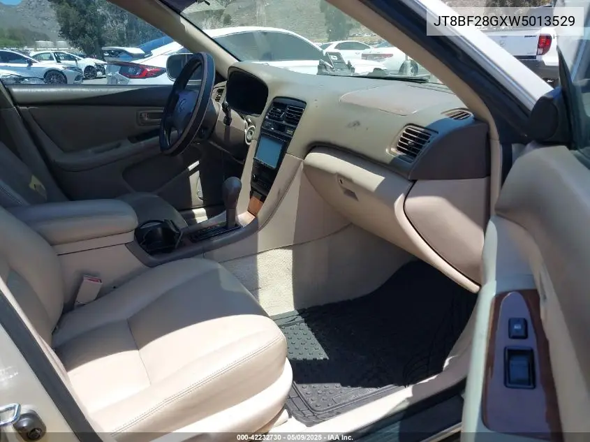 1998 Lexus Es 300 VIN: JT8BF28GXW5013529 Lot: 42232730