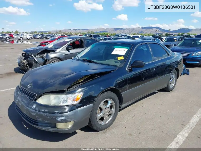 1998 Lexus Es 300 VIN: JT8BF28G8W0106501 Lot: 42299178