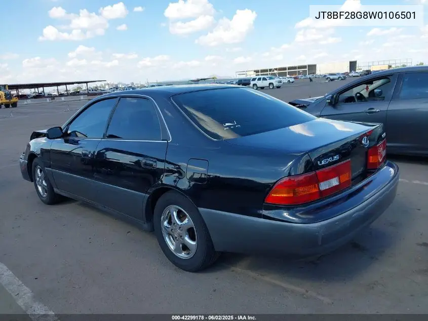 1998 Lexus Es 300 VIN: JT8BF28G8W0106501 Lot: 42299178