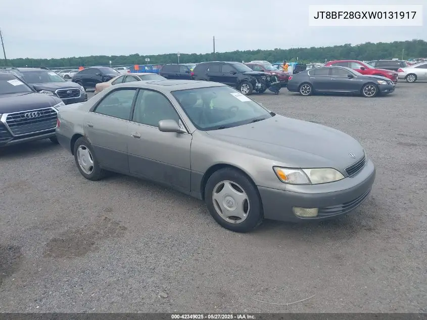 1998 Lexus Es 300 VIN: JT8BF28GXW0131917 Lot: 42349025