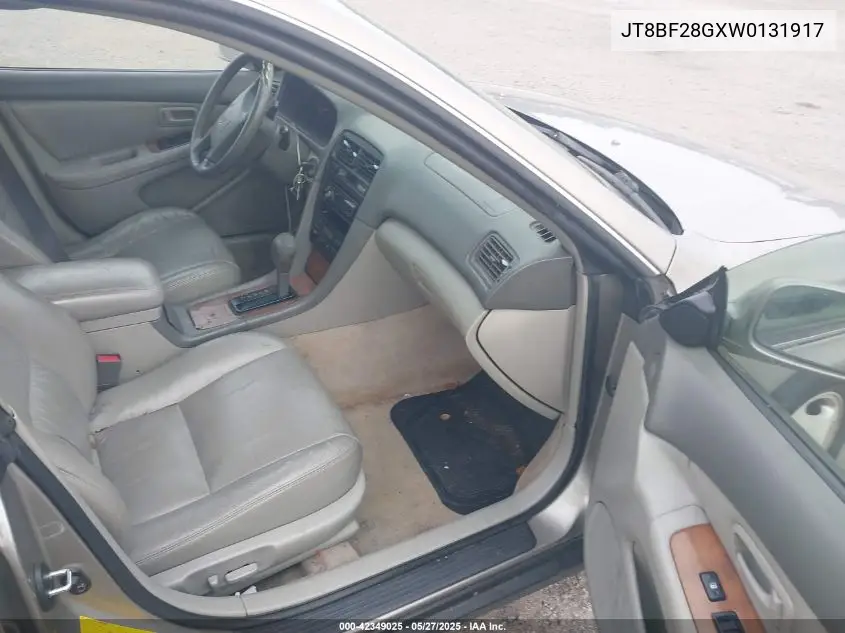 1998 Lexus Es 300 VIN: JT8BF28GXW0131917 Lot: 42349025