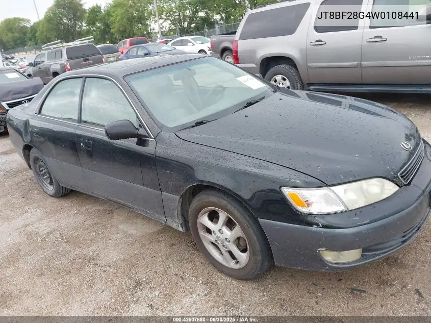 1998 Lexus Es 300 VIN: JT8BF28G4W0108441 Lot: 42607880