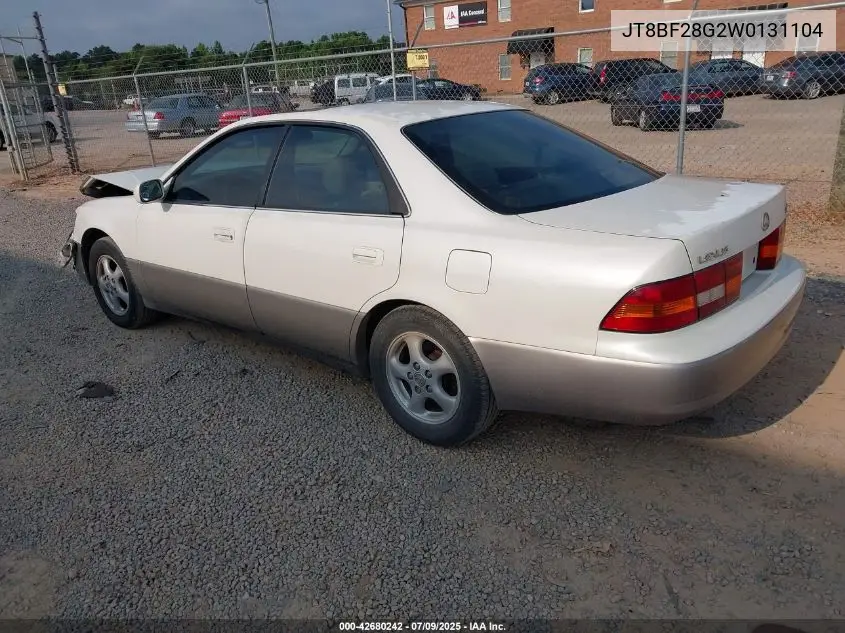 1998 Lexus Es 300 VIN: JT8BF28G2W0131104 Lot: 42680242