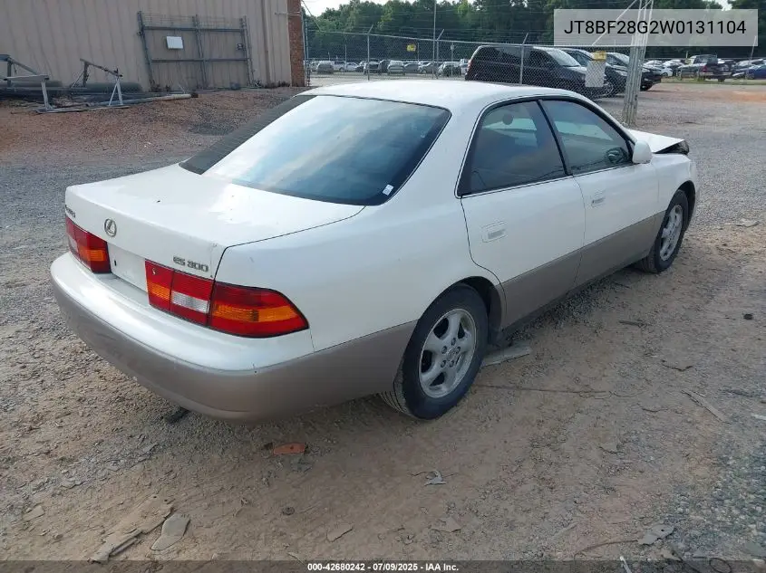 1998 Lexus Es 300 VIN: JT8BF28G2W0131104 Lot: 42680242