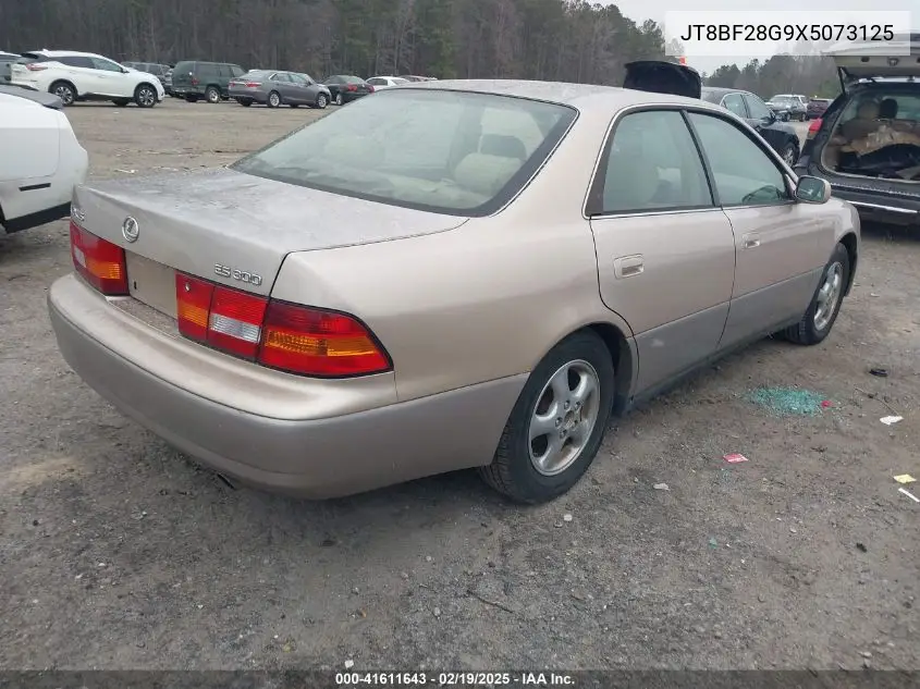 1999 Lexus Es 300 VIN: JT8BF28G9X5073125 Lot: 41611643