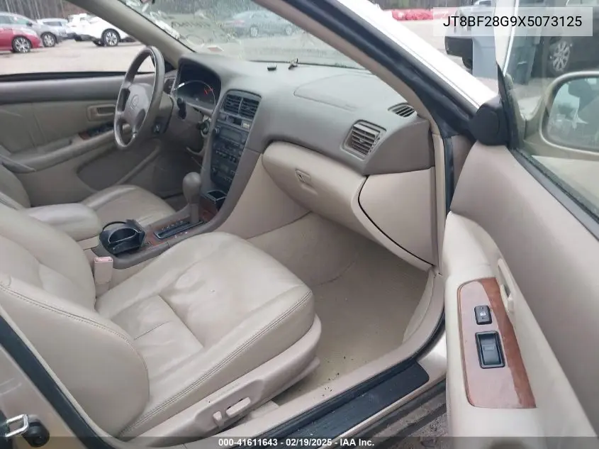 1999 Lexus Es 300 VIN: JT8BF28G9X5073125 Lot: 41611643