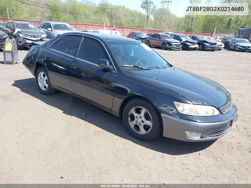 1999 Lexus Es 300 VIN: JT8BF28G2X0214680 Lot: 42149464