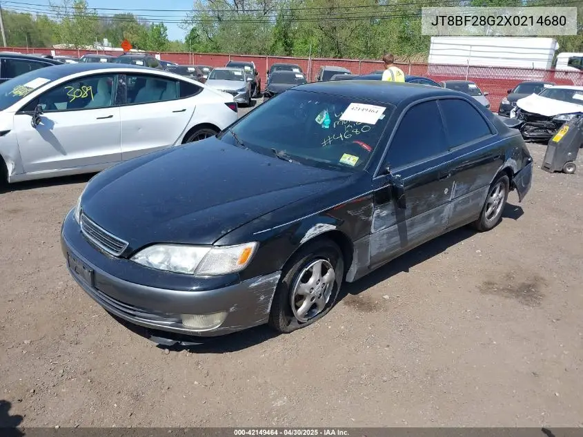 1999 Lexus Es 300 VIN: JT8BF28G2X0214680 Lot: 42149464