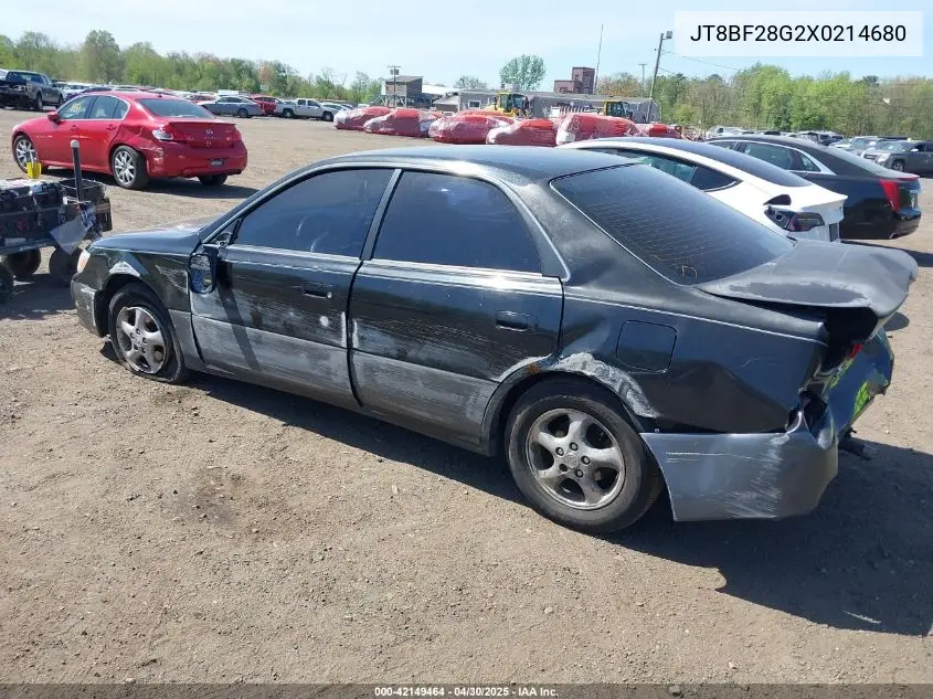 1999 Lexus Es 300 VIN: JT8BF28G2X0214680 Lot: 42149464