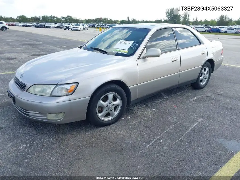 1999 Lexus Es 300 VIN: JT8BF28G4X5063327 Lot: 42154511