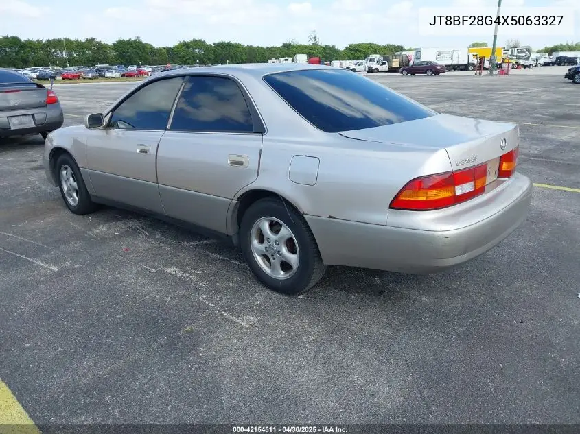 1999 Lexus Es 300 VIN: JT8BF28G4X5063327 Lot: 42154511