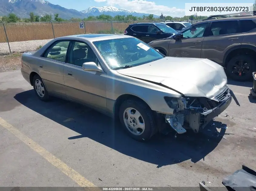 1999 Lexus Es 300 VIN: JT8BF28G3X5070723 Lot: 42205836