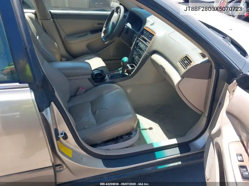 1999 Lexus Es 300 VIN: JT8BF28G3X5070723 Lot: 42205836