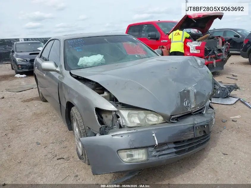 1999 Lexus Es 300 VIN: JT8BF28G5X5063692 Lot: 42222948