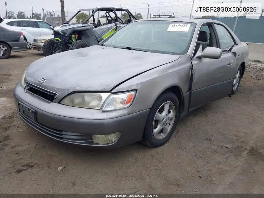 1999 Lexus Es 300 VIN: JT8BF28G0X5060926 Lot: 42419332