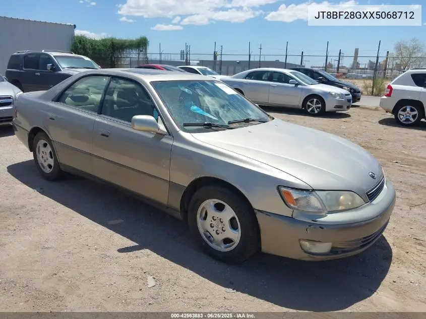 1999 Lexus Es 300 VIN: JT8BF28GXX5068712 Lot: 42563883