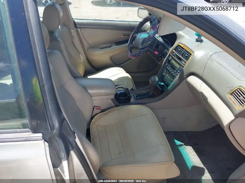 1999 Lexus Es 300 VIN: JT8BF28GXX5068712 Lot: 42563883