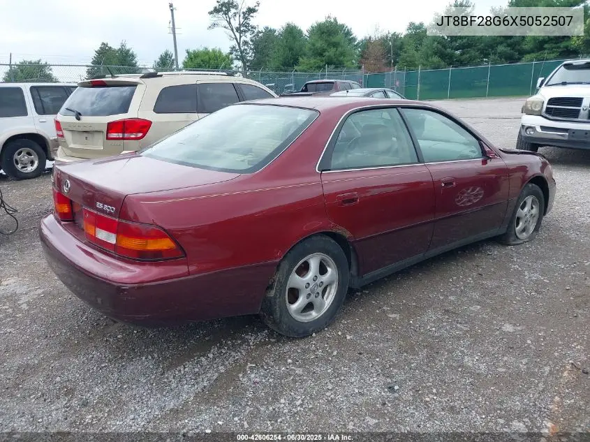 1999 Lexus Es 300 VIN: JT8BF28G6X5052507 Lot: 42606254