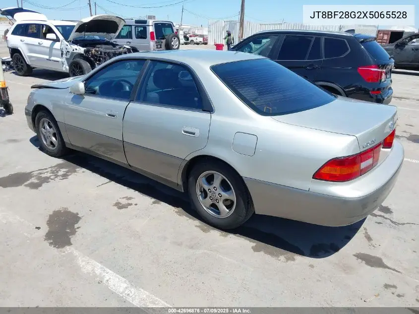 1999 Lexus Es 300 VIN: JT8BF28G2X5065528 Lot: 42696876