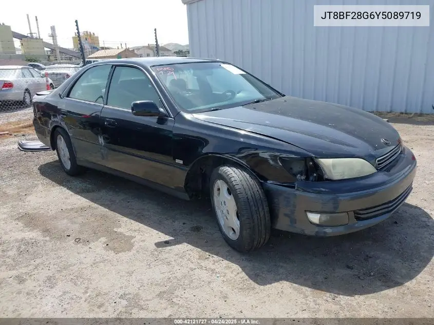 2000 Lexus Es 300 VIN: JT8BF28G6Y5089719 Lot: 42121727