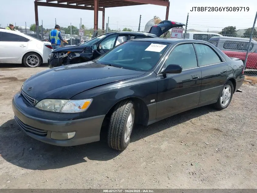 2000 Lexus Es 300 VIN: JT8BF28G6Y5089719 Lot: 42121727