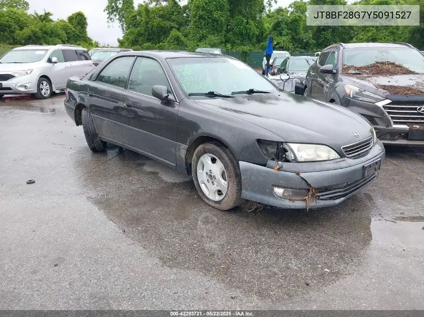 2000 Lexus Es 300 VIN: JT8BF28G7Y5091527 Lot: 42293721