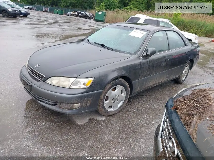 2000 Lexus Es 300 VIN: JT8BF28G7Y5091527 Lot: 42293721