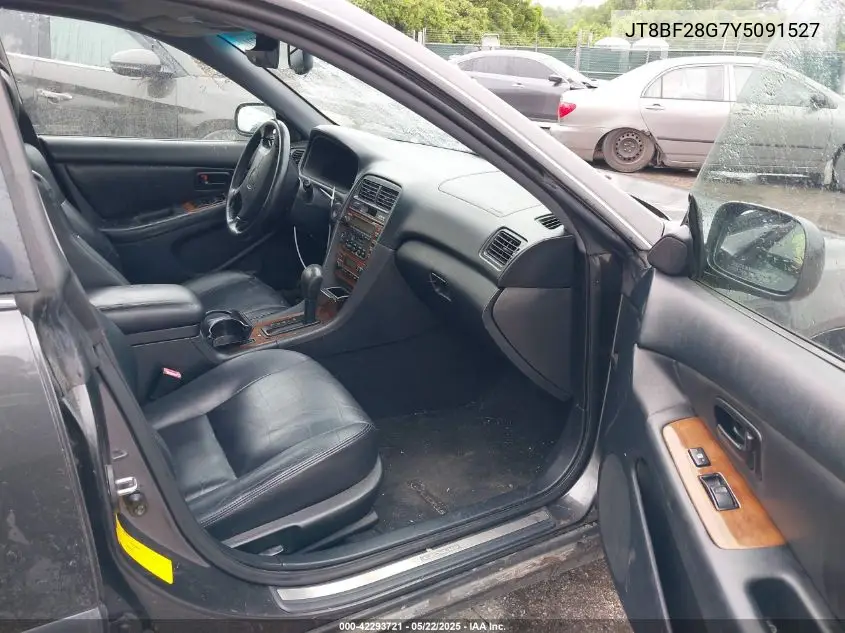 2000 Lexus Es 300 VIN: JT8BF28G7Y5091527 Lot: 42293721