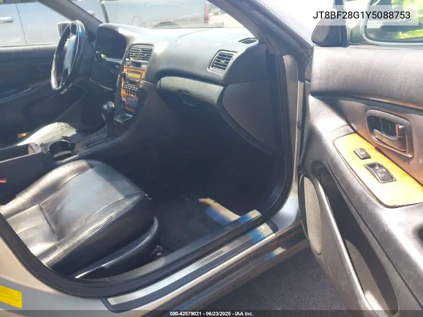 2000 Lexus Es 300 VIN: JT8BF28G1Y5088753 Lot: 42579021