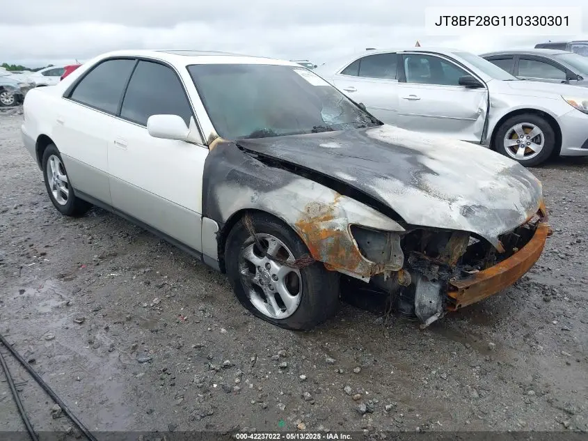 2001 Lexus Es 300 VIN: JT8BF28G110330301 Lot: 42237022