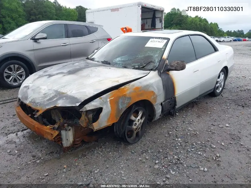 2001 Lexus Es 300 VIN: JT8BF28G110330301 Lot: 42237022