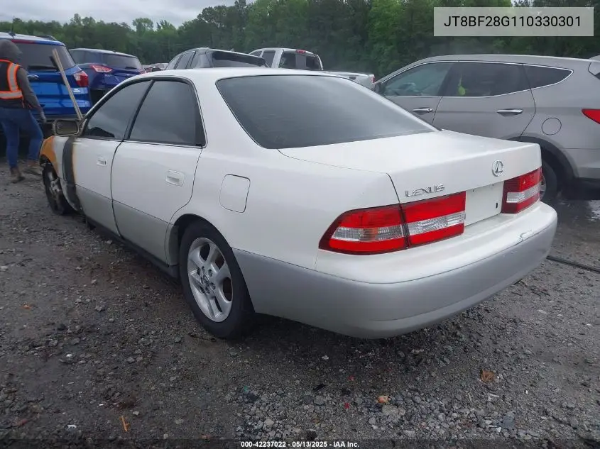 2001 Lexus Es 300 VIN: JT8BF28G110330301 Lot: 42237022
