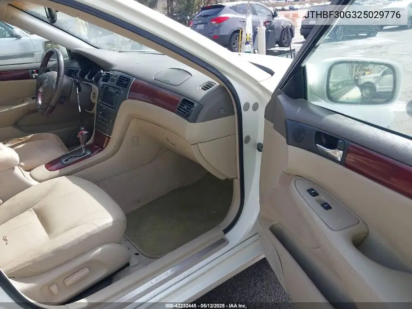 2002 Lexus Es 300 VIN: JTHBF30G325029776 Lot: 42232445