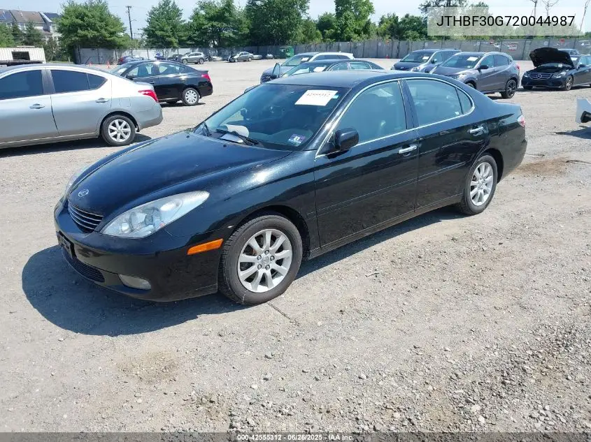 2002 Lexus Es 300 VIN: JTHBF30G720044987 Lot: 42555312