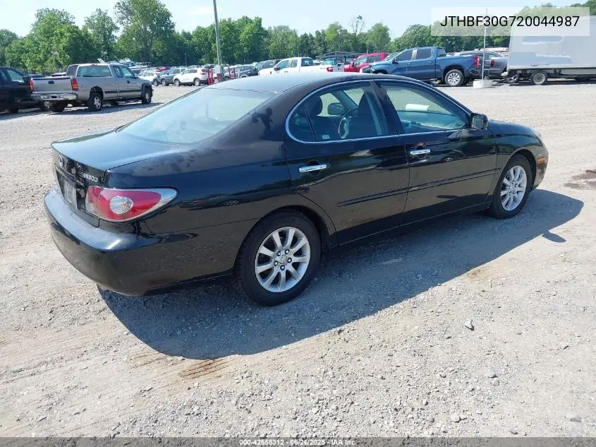 2002 Lexus Es 300 VIN: JTHBF30G720044987 Lot: 42555312