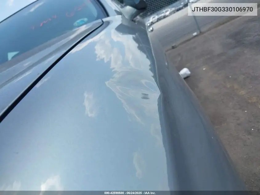 2003 Lexus Es 300 VIN: JTHBF30G330106970 Lot: 42590586