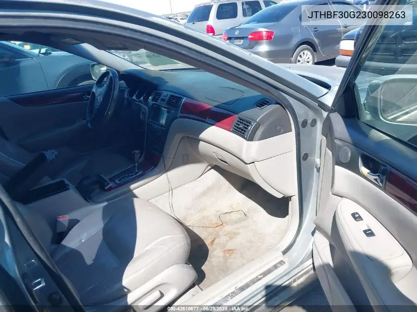 2003 Lexus Es 300 VIN: JTHBF30G230098263 Lot: 42610677