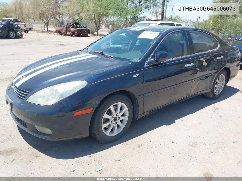 2004 Lexus Es 330 VIN: JTHBA30G645006073 Lot: 42548857