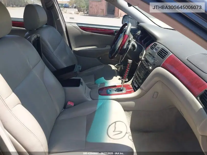2004 Lexus Es 330 VIN: JTHBA30G645006073 Lot: 42548857
