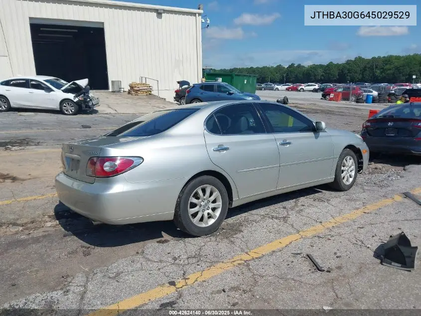 2004 Lexus Es VIN: JTHBA30G645029529 Lot: 42624140
