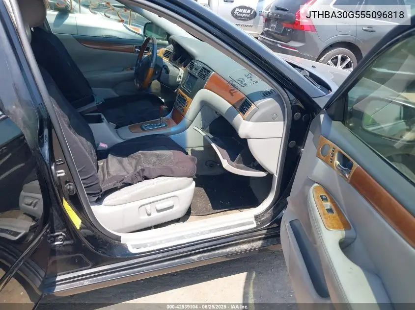 2005 Lexus Es 330 VIN: JTHBA30G555096818 Lot: 42539104