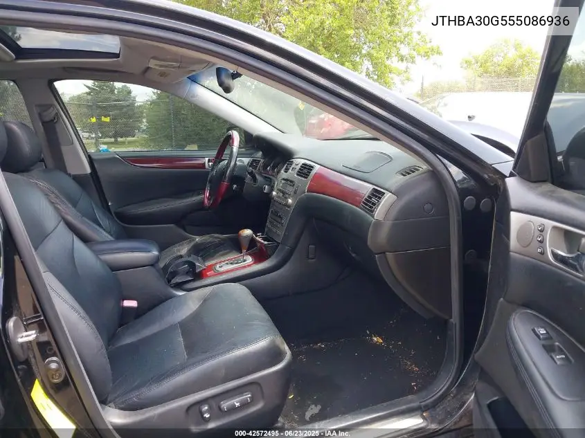 2005 Lexus Es 330 VIN: JTHBA30G555086936 Lot: 42572495