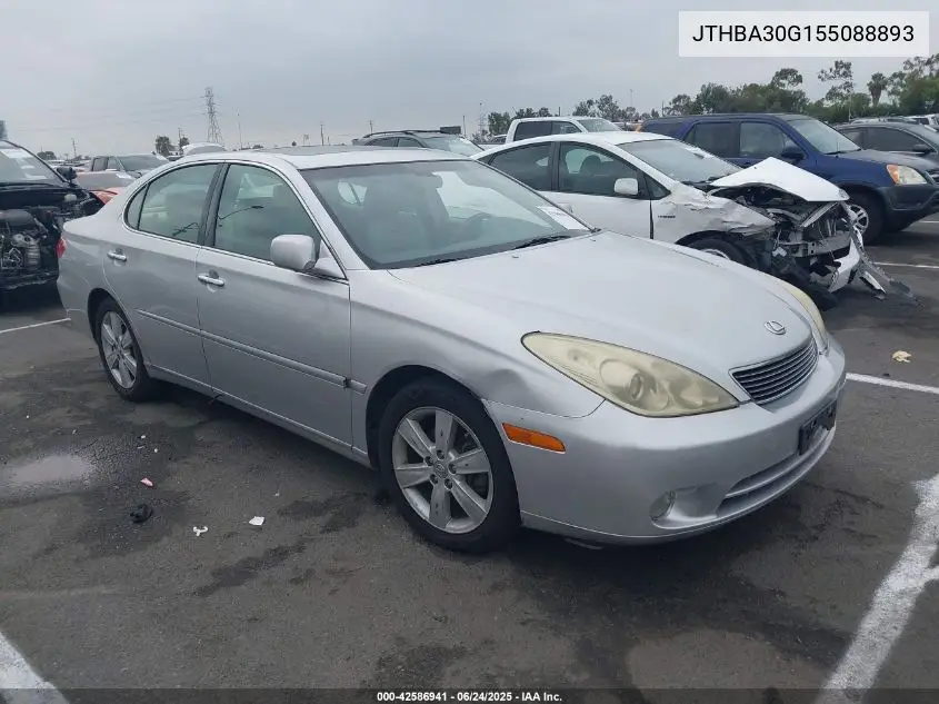 2005 Lexus Es 330 VIN: JTHBA30G155088893 Lot: 42586941