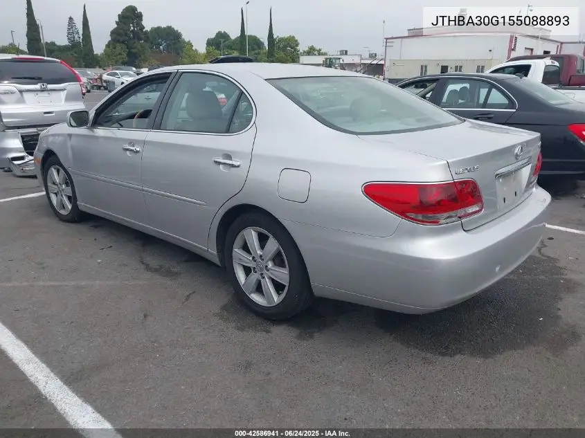 2005 Lexus Es 330 VIN: JTHBA30G155088893 Lot: 42586941