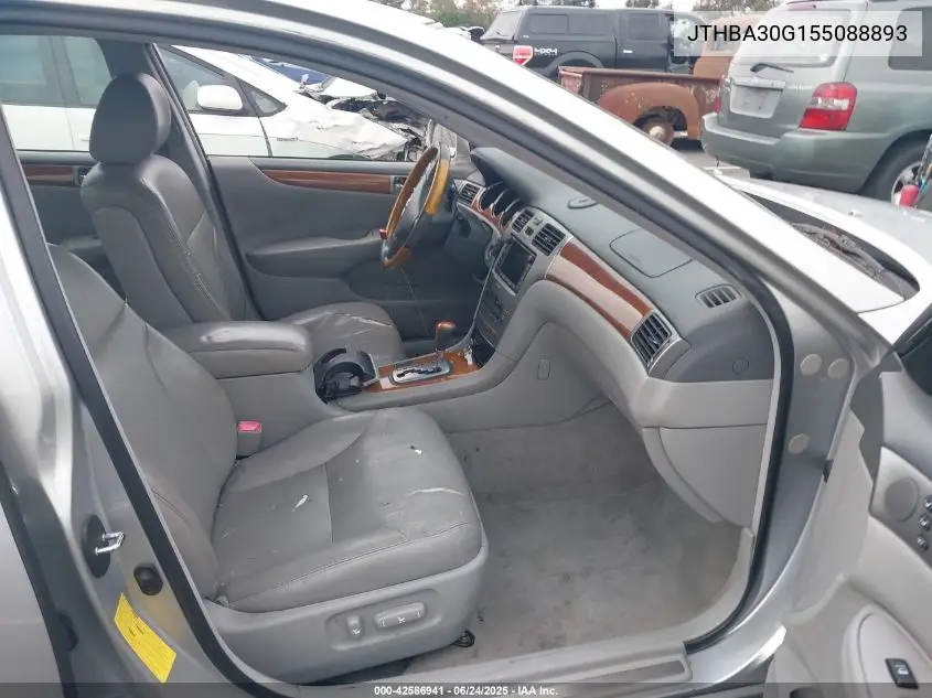 2005 Lexus Es 330 VIN: JTHBA30G155088893 Lot: 42586941