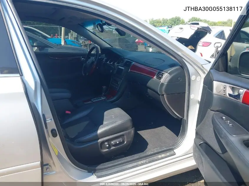 2005 Lexus Es 330 VIN: JTHBA30G055138117 Lot: 42596300