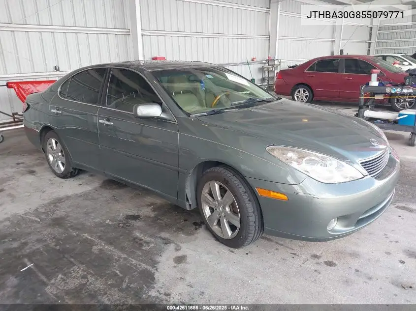 2005 Lexus Es 330 VIN: JTHBA30G855079771 Lot: 42611686