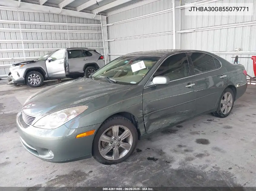 2005 Lexus Es 330 VIN: JTHBA30G855079771 Lot: 42611686